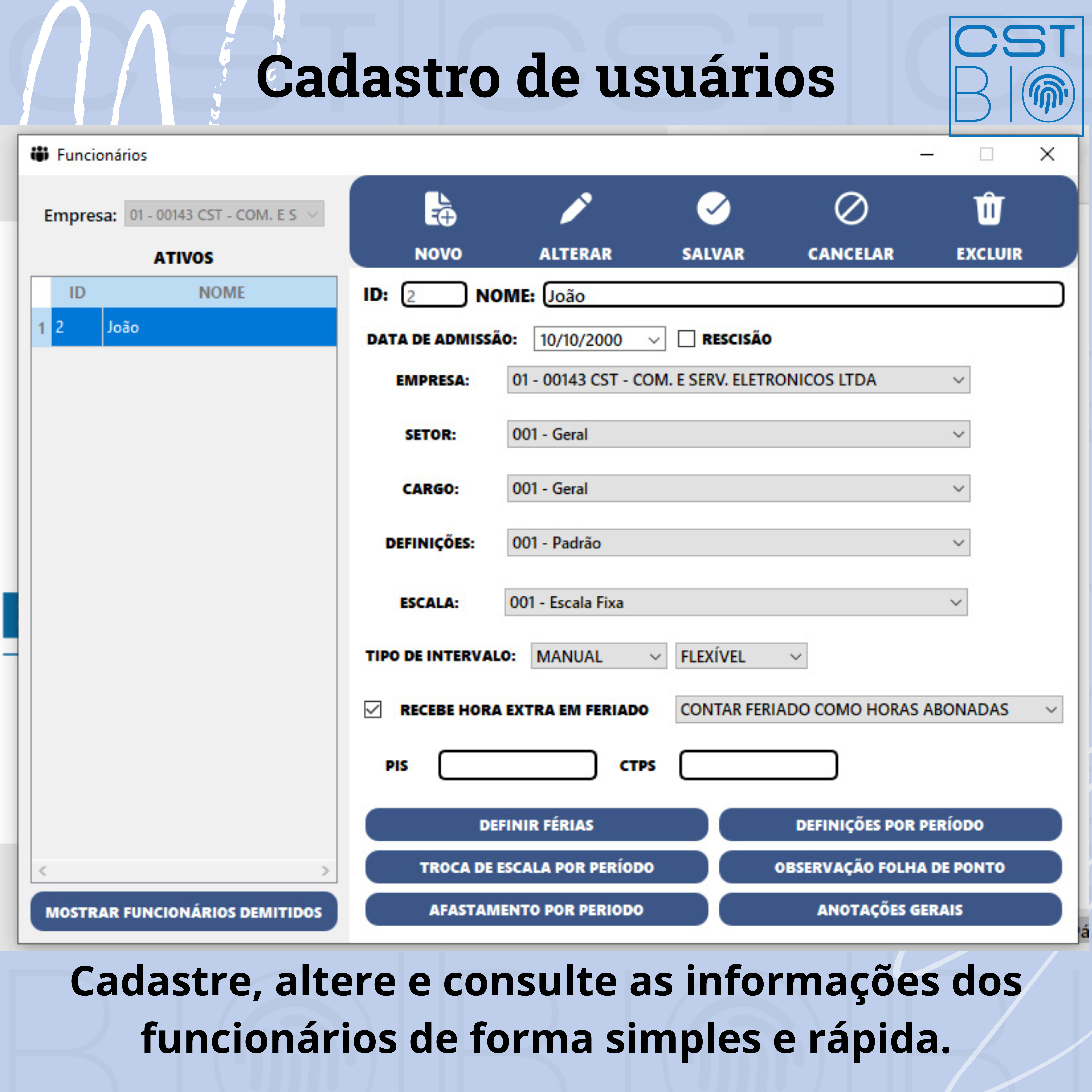 Foto do Relógio Ponto Biométrico + Licença Expert Ponto (1 CNPJ) + Pendrive